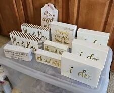 Wooden decorative wedding for sale  Wildwood