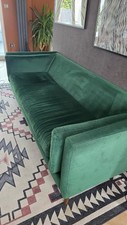 Seater green sofa. for sale  STOCKTON-ON-TEES