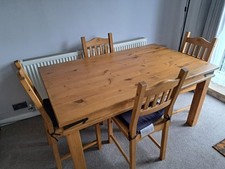 mexican pine dining table chairs for sale mexican pine dining table chairs for sale KIDDERMINSTER