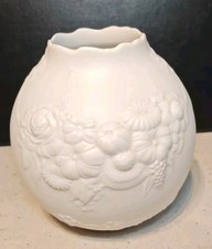 Kaiser..vase white floral for sale  HALIFAX