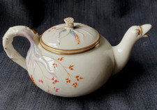 Pote de chá irlandês Belleek grama minúscula tamanho batchelor primeiro período marca preta comprar usado  Enviando para Brazil