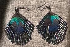 Real peacock feather for sale  WALLASEY