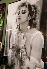 Cartaz Madonna Material Girl Like A Vergin 1980s Fotografia Mega RARO 24x36 comprar usado  Enviando para Brazil