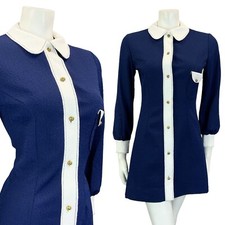 Vtg 60s navy for sale  SHEFFIELD