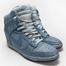 Tênis Nike Dunk Sky Hi wedge premium prata vela tamanho 8.5 585560-101 2016 comprar usado  Enviando para Brazil