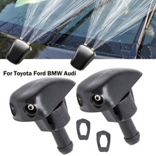 Usado, Aspersor spray bico lavadora de para-brisa furos duplos 2 peças para Toyota Ford BMW Audi comprar usado  Enviando para Brazil