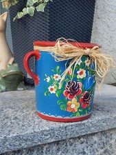 Hübscher bemalter schmalztopf gebraucht kaufen  Langenenslingen