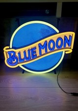 Blue moon neon for sale  MANCHESTER
