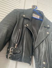 Petite leather biker for sale  MERRIOTT