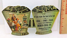 Livreto de agulha de costura vintage Berco Coal Co. Detroit Michigan publicidade comprar usado  Enviando para Brazil