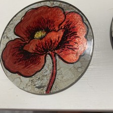 Glass poppy designer for sale  HARLOW