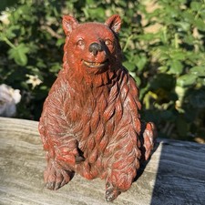 Vagão antigo marrom urso Barnum & Bailey decoração de circo 7” apenas estátua vintage, usado comprar usado  Enviando para Brazil