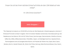 Rabatt gutschein tchibo gebraucht kaufen  Siegen