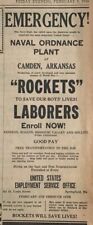 1945 newspaper want for sale  Houlton
