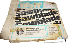 Vintage wolf circular for sale  BURNLEY