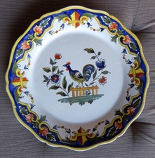 Assiette coq faïence d'occasion  Sainte-Alvère