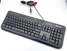 Teclado USB com fio Microsoft 600 - Modelo 1366 - Preto - Almofada numérica frete grátis comprar usado  Enviando para Brazil