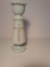 Usado, ANTIGA BASE PONTIL DECORADA A OURO VIDRO BRANCO LÂMPADA VASO JACINTO comprar usado  Enviando para Brazil