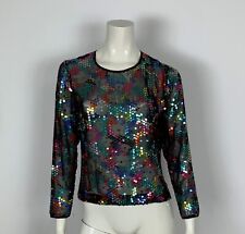 Maglia donna paillettes usato  Italia