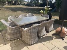 brown rattan dining set for sale brown rattan dining set for sale HEREFORD