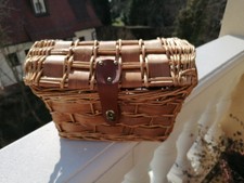 Picknickkorb weiden leder gebraucht kaufen  Pforzheim