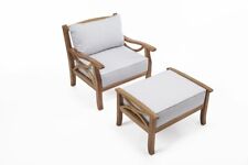 Rubberwood garden armchair for sale  KIDDERMINSTER
