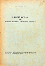 The Diritto Natural Come Naturalis Conceptio And Naturalis Inclinatio, Pizzorni comprar usado  Enviando para Brazil