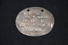 Plaque identite allemande d'occasion  Mirecourt