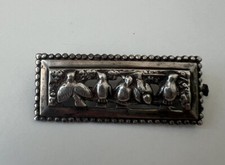 Broche argent décor d'occasion  Nantes-
