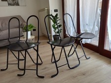 Set sedie pieghevoli usato  Legnano