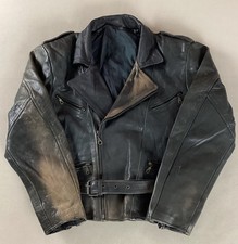 Vintage distressed leather for sale  ROYSTON
