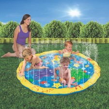 Banzai Sprinkle 'N Splash 54" tapete de brincar de água gramado toboágua - Multicolorido comprar usado  Enviando para Brazil