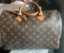 Usado, Louis Vuitton Monograma Speedy 35 100% Autêntico SP0977 Trava 2 Chaves Ótimo Estado! comprar usado  Enviando para Brazil