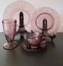 Usado, 20 peças prato sanduíche tiara interiors ametista roxo louça salada xícara comprar usado  Enviando para Brazil