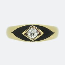 Gold diamond ring for sale  LONDON