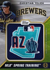 CHRISTIAN YELICH 2021 Topps Spring Training Patches 21 CARTÃO DIGITAL RARO CERVEJEIROS comprar usado  Enviando para Brazil