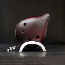 Instrumento de flauta de cerâmica Ocarina Alto C 6 furos prática adulta iniciante comprar usado  Enviando para Brazil