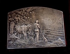 Superbe médaille baptême d'occasion  Jouques