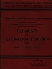 Elementi economia politica usato  Italia