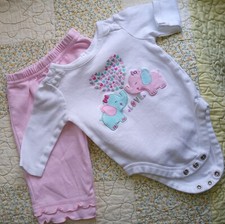 Camisa e calça The Baby Duck nova e usada roupas infantis meninas 0-3 M comprar usado  Enviando para Brazil