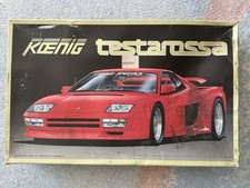 Kit em escala RARA Fujimi Ferrari Koenig Testarossa modelo entusiasta 1/16, usado comprar usado  Enviando para Brazil