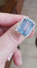 Anello donna acquamarina usato  Frosinone