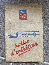 Entretien simca 9 d'occasion  Avesnes-le-Comte