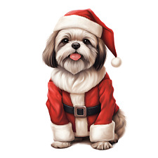 Shih tzu sticker d'occasion  Expédié en Belgium