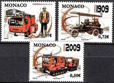 Timbres pompiers monaco d'occasion  Saint-Germain-lès-Arpajon