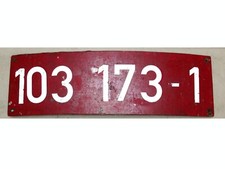 Riginal lokschild 103 gebraucht kaufen  Warburg