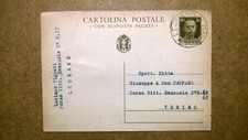 Cartolina del 1938 usato  Torino