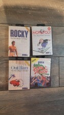 Lote de 4 jogos SMS Master System Set Out Run Double Dragon Rocky Monopoly, usado comprar usado  Enviando para Brazil
