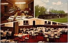 Cartão postal dos anos 1960 CHEYENNE, Wyoming "PETERSEN'S BUFFET" restaurante/estrada 30 comprar usado  Enviando para Brazil