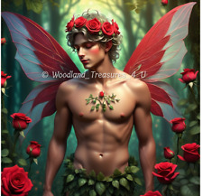 Red Rose Romance Male Fae Spirit Companion, usado comprar usado  Enviando para Brazil